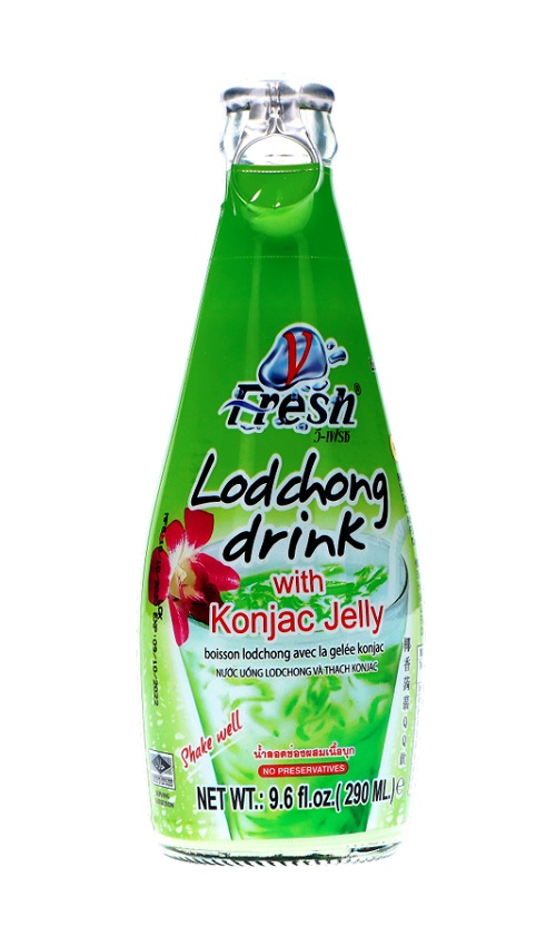 Lod Chong Drink con Konjac gusto latte di cocco - V-Fresh 290ml.